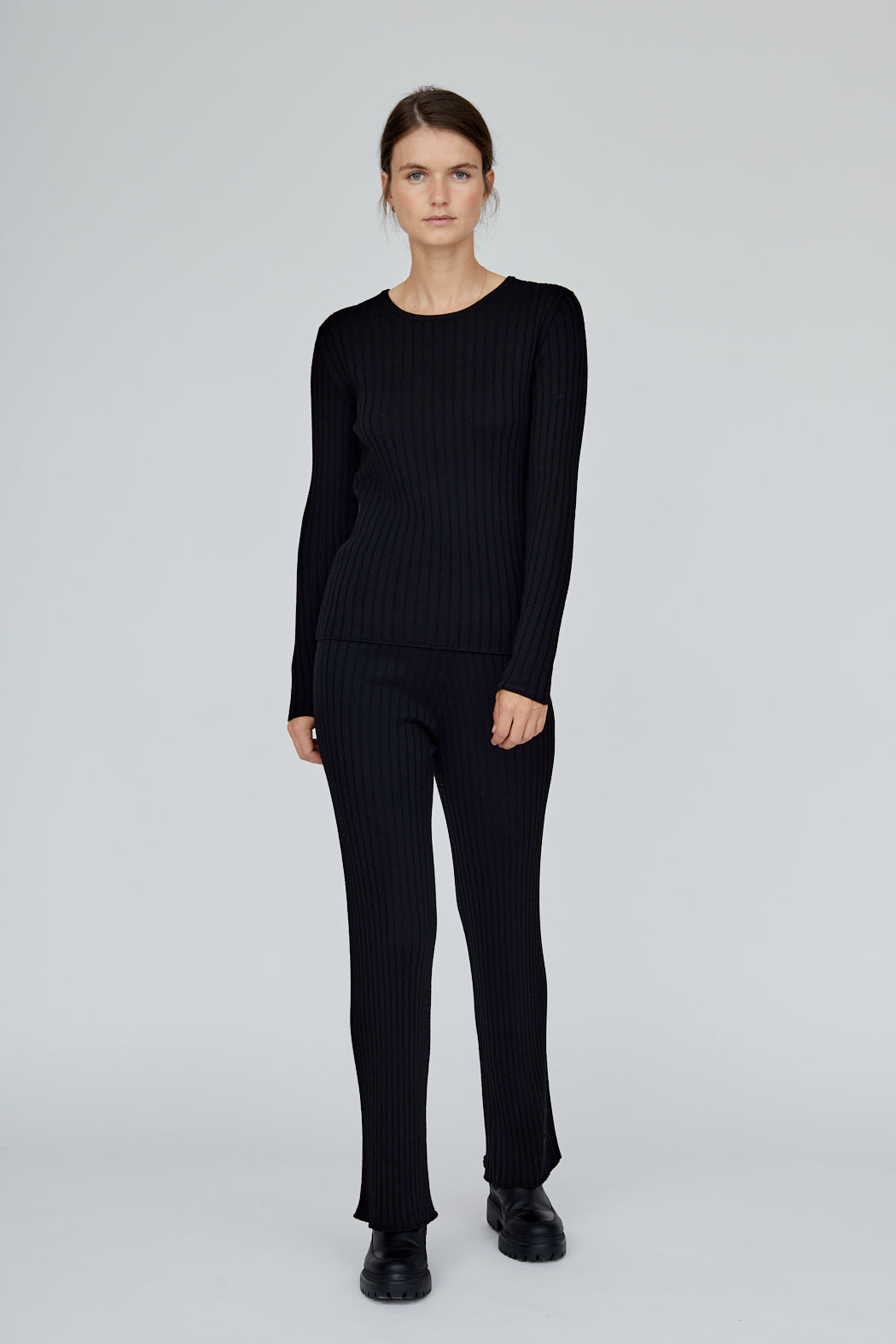 Basic Apparel Coral Wide Pants Bukser 001 Black